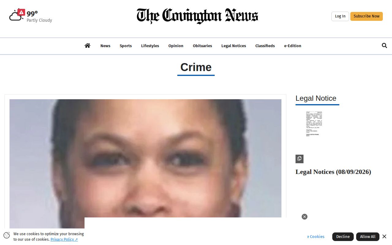 The Covington News Newton County crime-news section